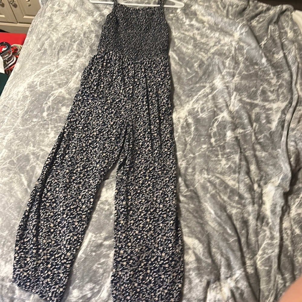 This is a romper that I wore once. It has as scrunched part near the top.